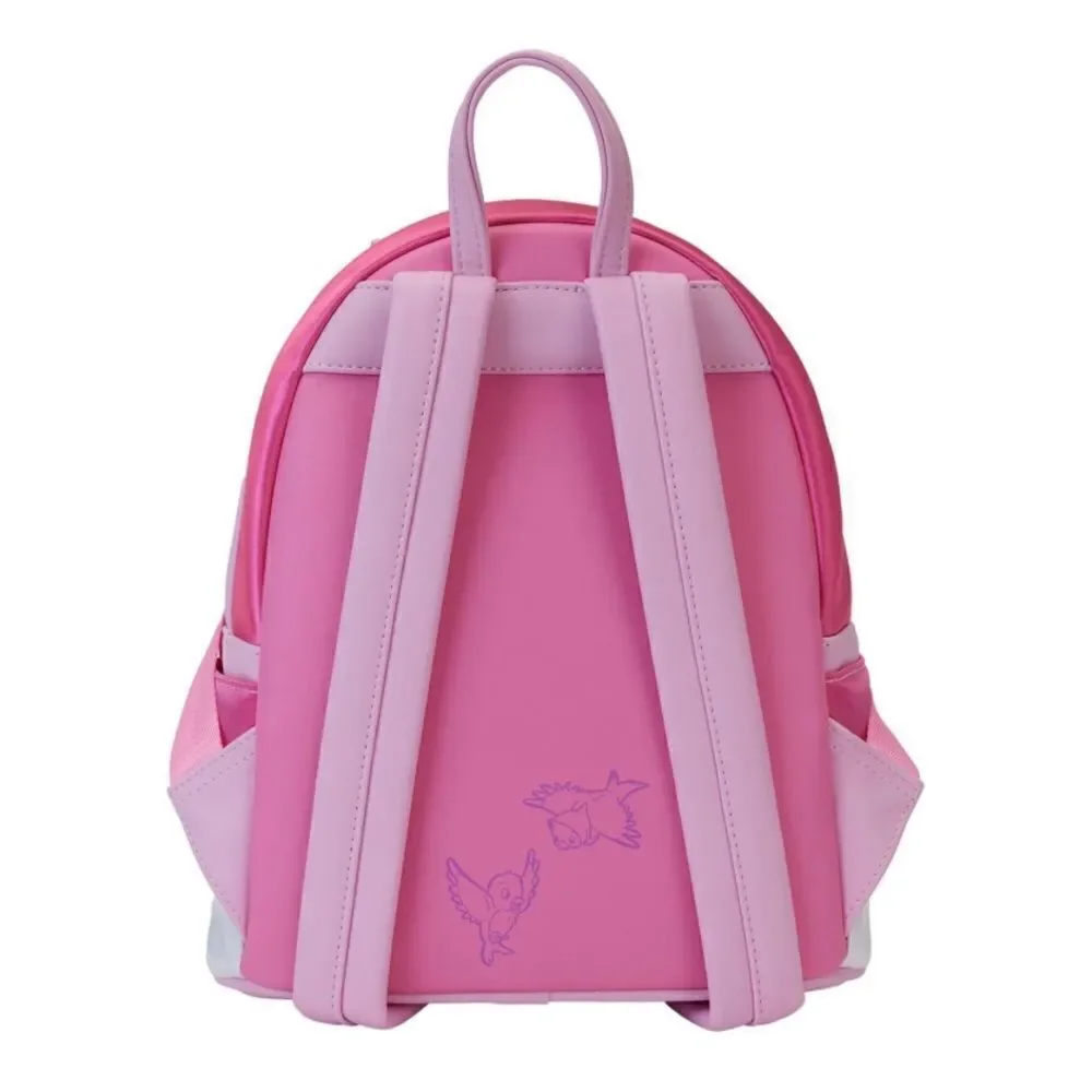 Loungefly Disney Cinderella 75th Anniversary Pink Bow Mini Backpack